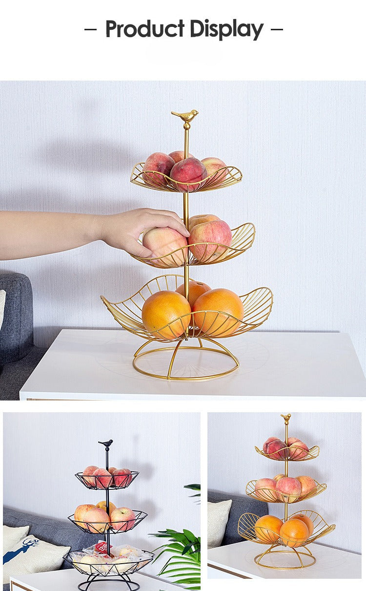 Three-Tier Bird Fruit Tray - Image 10