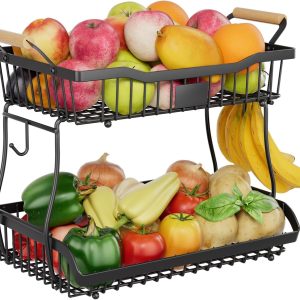 Modular Fruit Bowl and Hook Storage System