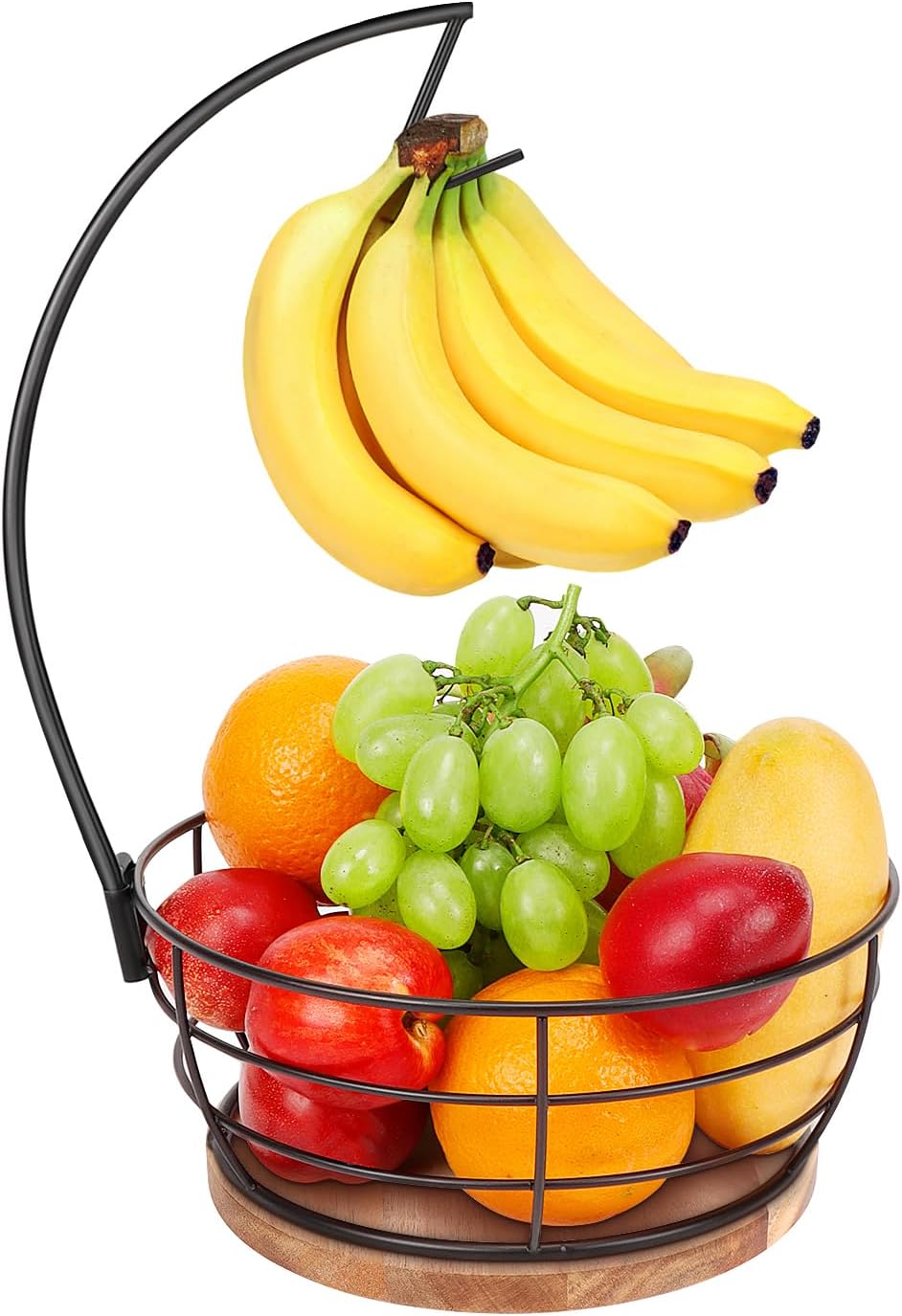 Circular Pedestal Produce Bowl with Arch Hanger