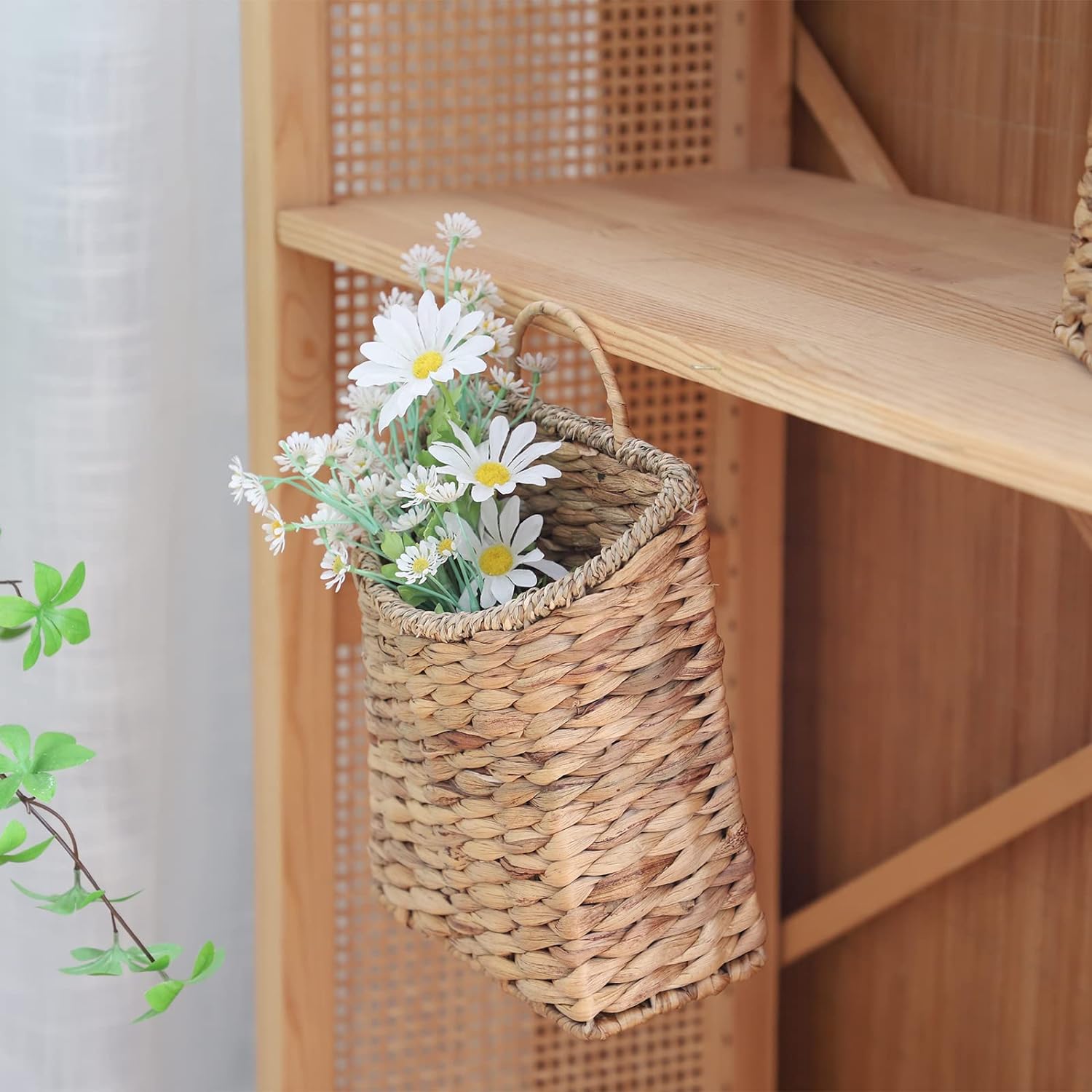 Natural-Fiber Hanging Produce Basket - Image 5
