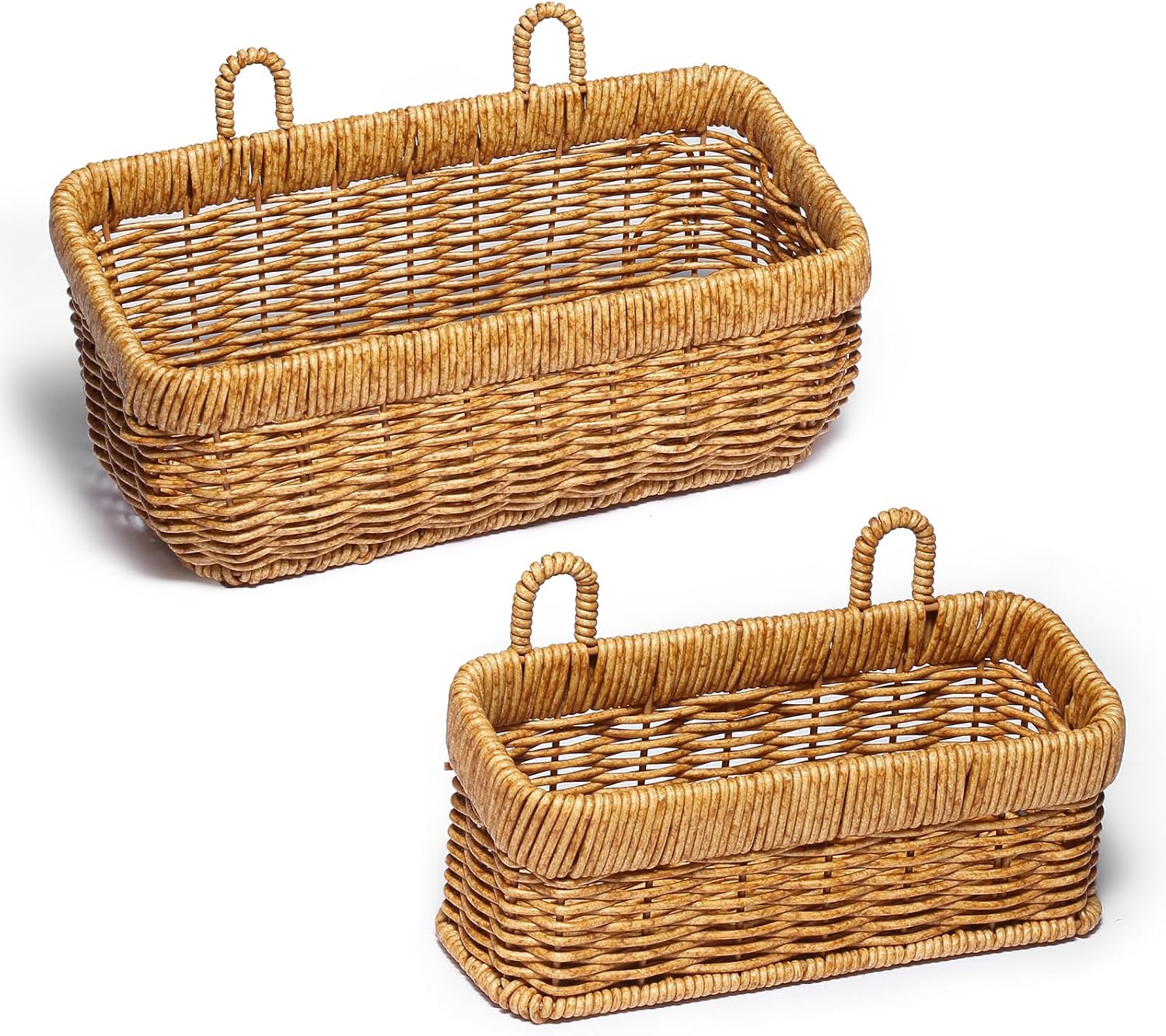Woven Wall Basket Organizer Set
