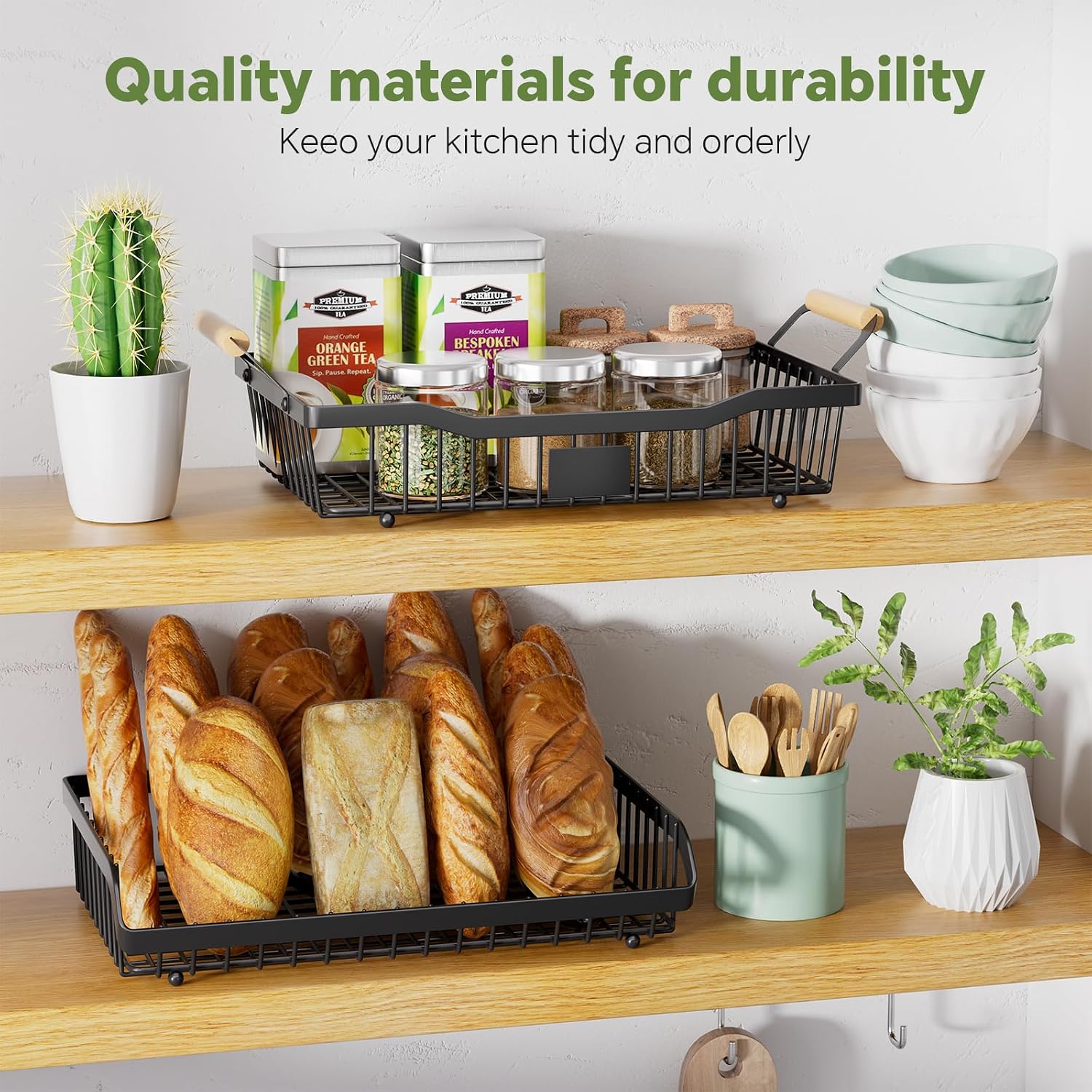 Modular Fruit Bowl and Hook Storage System - Image 3