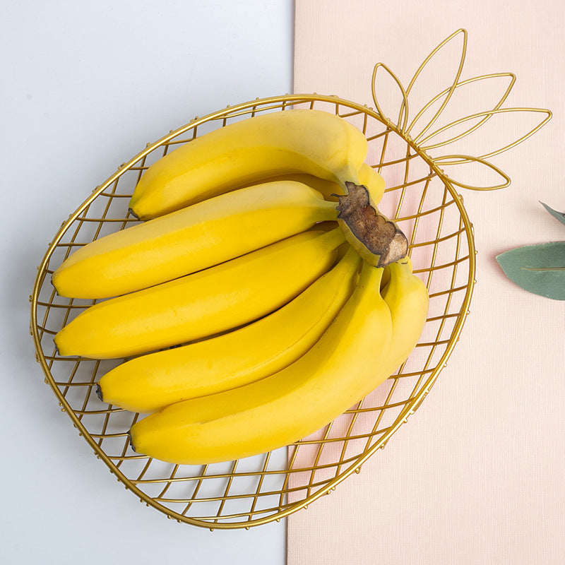 Decorative Metal Fruit Basket - Image 4