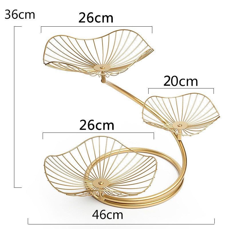 Three-Tier Metal Fruit Basket - Image 6