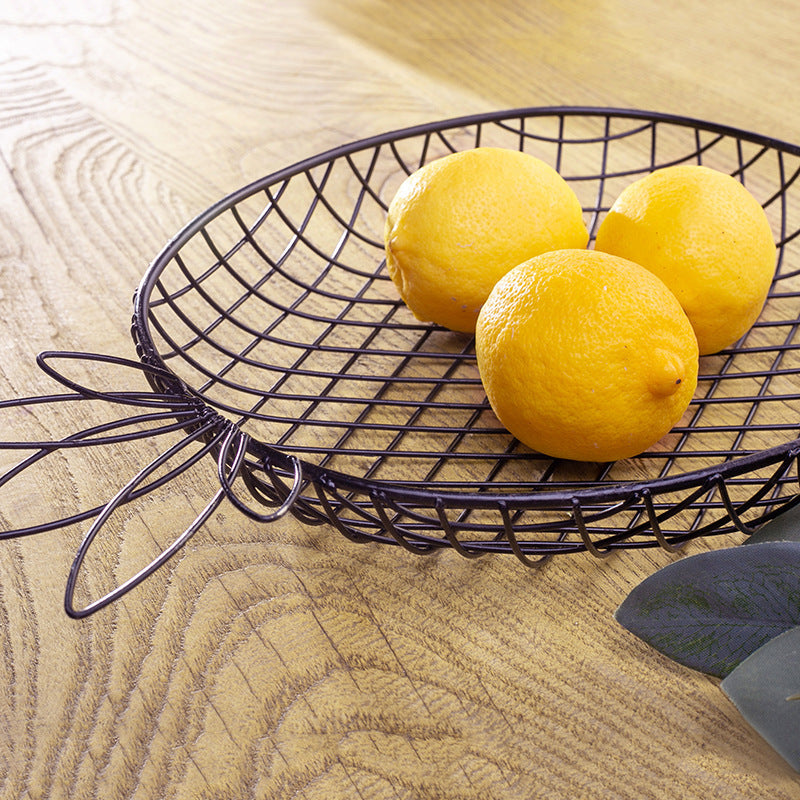 Decorative Metal Fruit Basket - Image 3