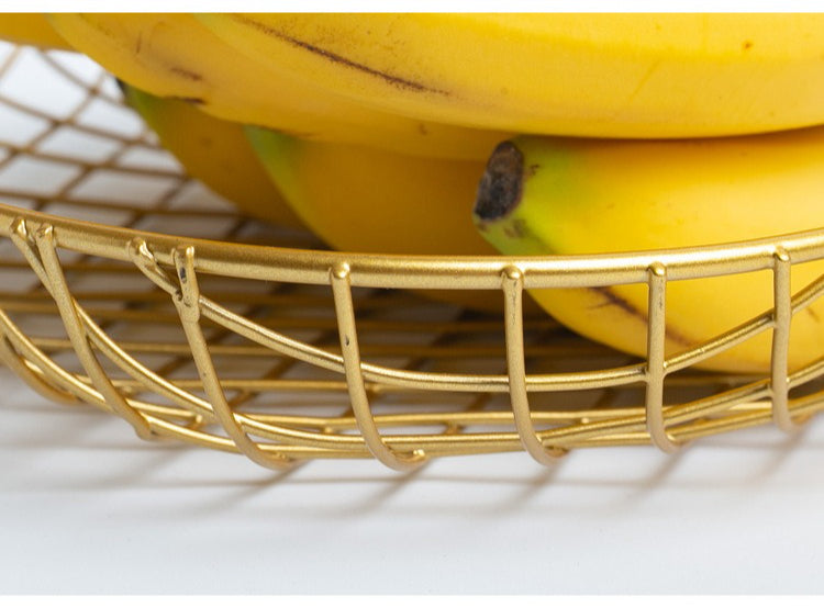 Decorative Metal Fruit Basket - Image 9